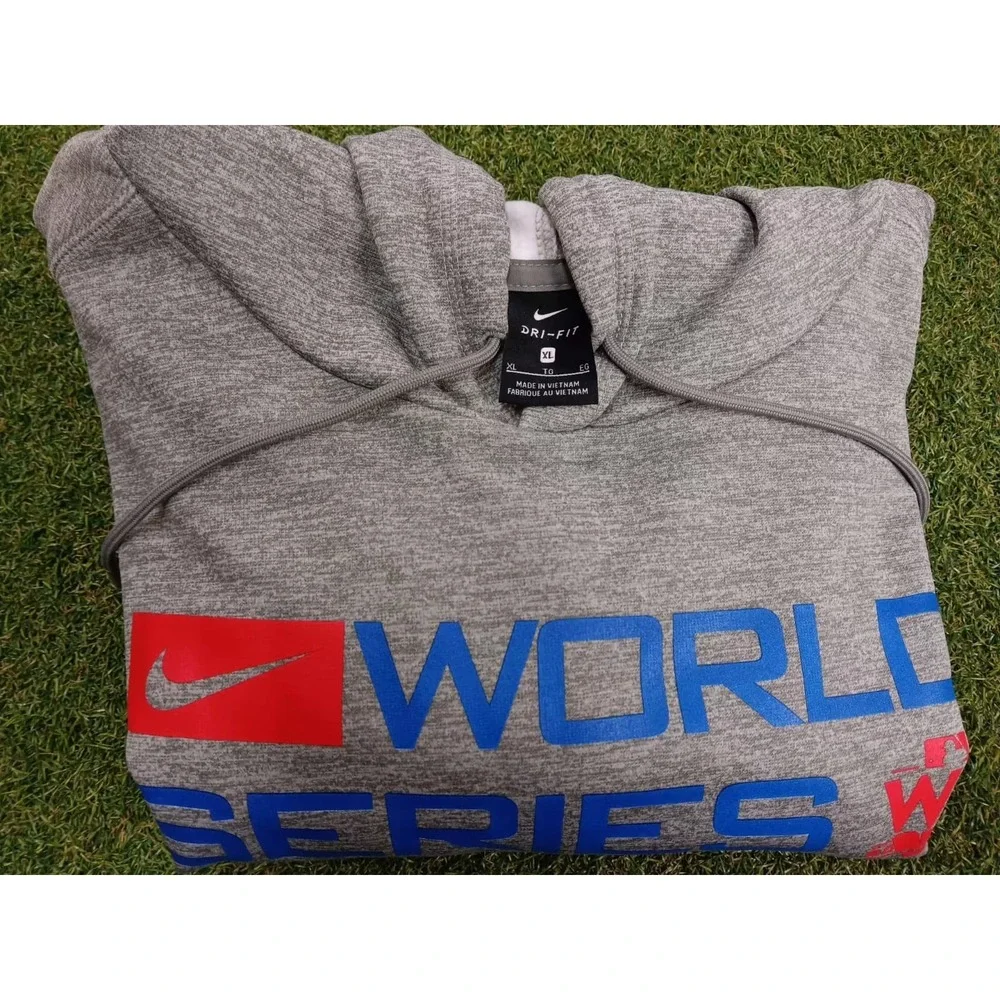 Nike‎ Dri-Fit Philadelphia Phillies Hoodie Mens XL Heather Gray Baseball MLB
